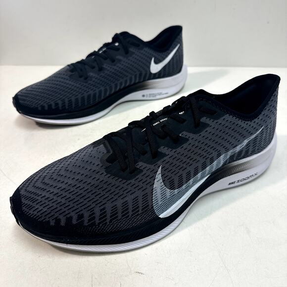 NWOT Nike Air Zoom Pegasus Turbo 2 Running Sneaker Shoe Black White Grey 14 - Picture 5 of 10